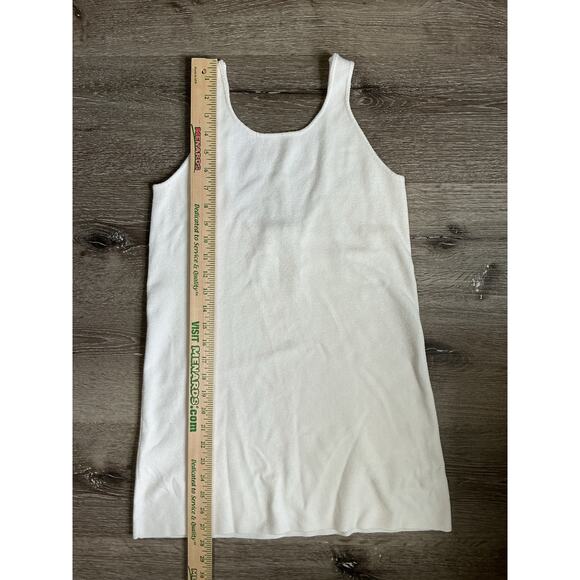 ZARA Cream Ivory Sleeveless Stretch Knit Camisole Tank Top - Picture 3 of 6